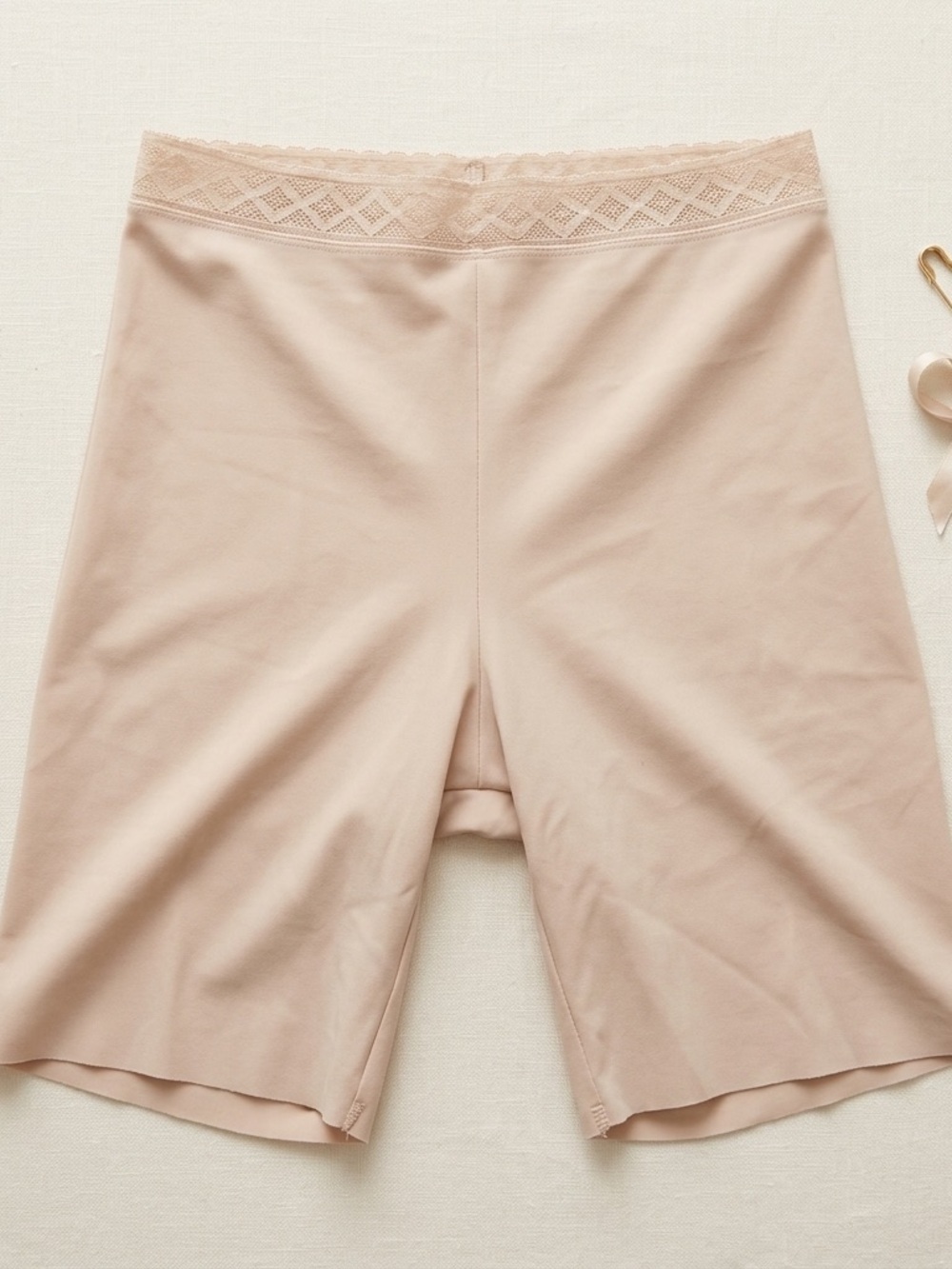 Women’s Seamless Soft Pink Shaping Bike Shorts Vanity Fair XL